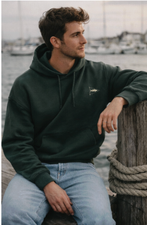 Green Great South Bay Hoodie