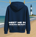 Meet Me In Ocean Beach Hoodie - Navy