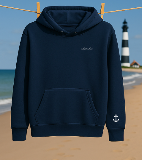 Meet Me In Ocean Beach Hoodie - Navy