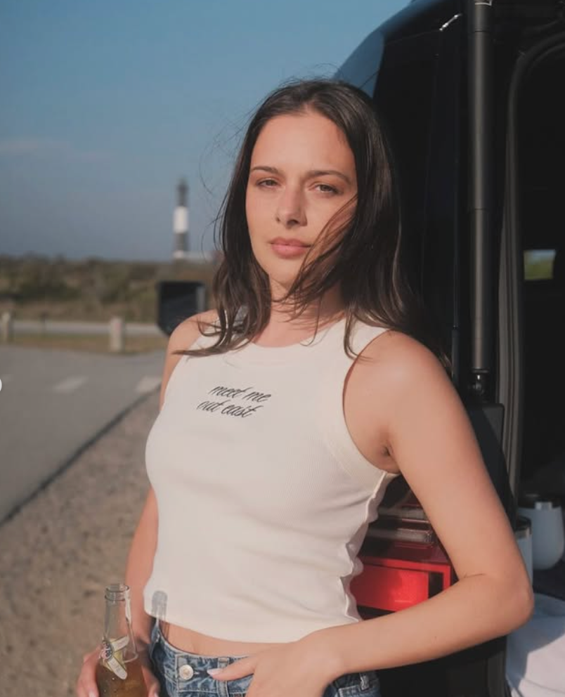 Meet Me Out East Crop Tank